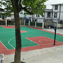 河北征耀 硅PU籃球場 硅PU籃球場材料 跑道球場材料生產工廠