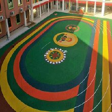 塑膠地板,塑膠球場，硅pu，塑膠跑道材料，湖南優冠體育材料有限公司 132-0315-9777