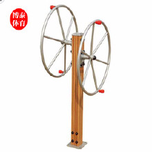 【博泰體育】廠家直銷塑木健身器材 小區公園戶外健身路徑 室外體育器材 塑木太極輪