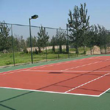 丙烯酸藍球場材料及施工 利達體育 惠州丙烯酸球場材料 塑膠面球場 網球場防滑地面專用漆 丙烯酸籃球場