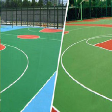 透氣型塑膠跑道材料生產廠家-湖南優冠體育材料有限公司，塑膠跑道材料，塑膠球場材料，人造草坪，硅pu