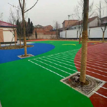 PU球場跑道，硅pu羽毛球場