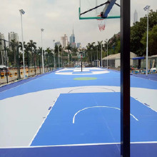 利達透氣型、混合型,復合型塑膠跑道、硅PU 籃球場材料、丙烯酸網球場、PU塑膠跑道材料深圳供應廠家 pu籃球場