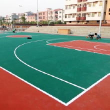 硅PU籃球場地面建設天津津南區球場地膠安裝