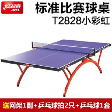 雙喜乒乓球臺T2828小彩虹 DHS拱形可折疊標(biāo)準(zhǔn)比賽乒乓球桌