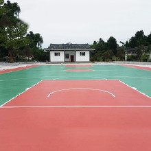 硅PU塑膠球場 籃球場 網球場 羽毛球場材料 硅PU直銷 籃球場硅pu