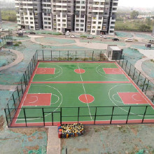華展體育生產 硅pu塑膠球場 硅pu價格 硅pu報價  硅pu籃球場  硅PU運動場 塑膠跑道工程 硅pu球場材料天津