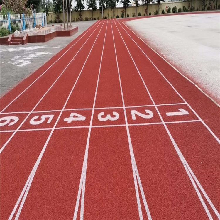 旭康體育生產 塑膠球場跑道 塑膠操場 施工